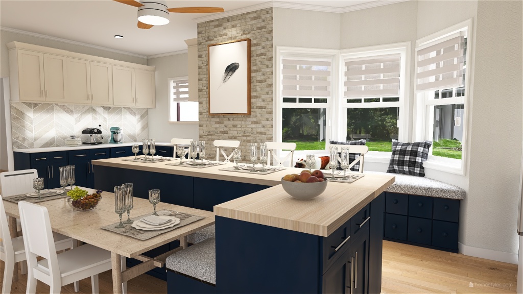 Bad Kitchen  Re-design 3d design renderings