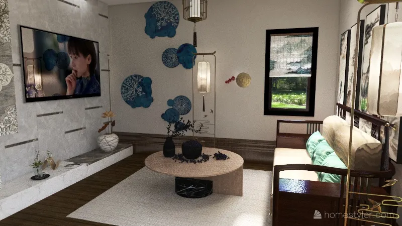 Asian Hut 3d design renderings