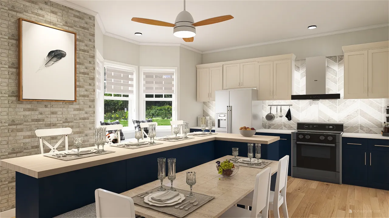 Kitchen 3d design renderings