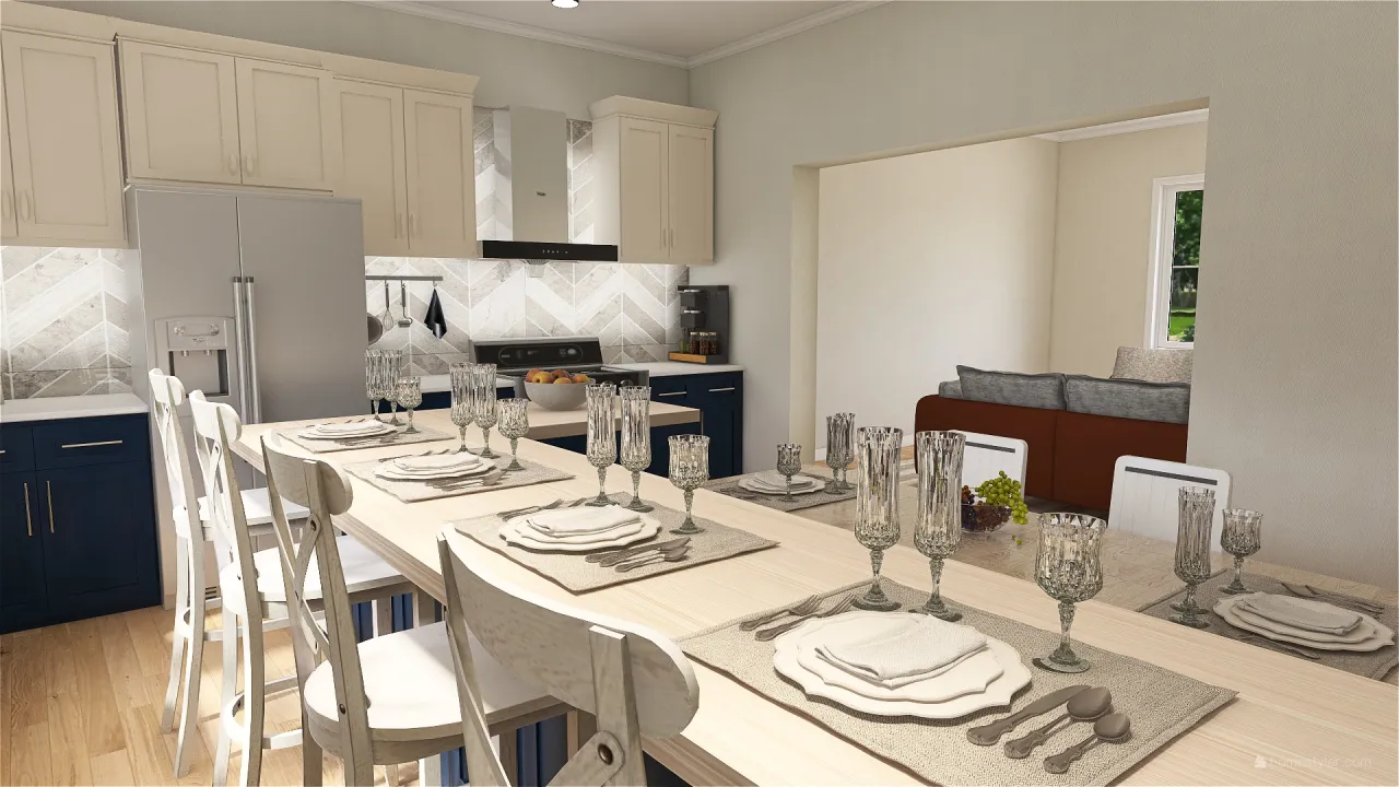 Kitchen 3d design renderings