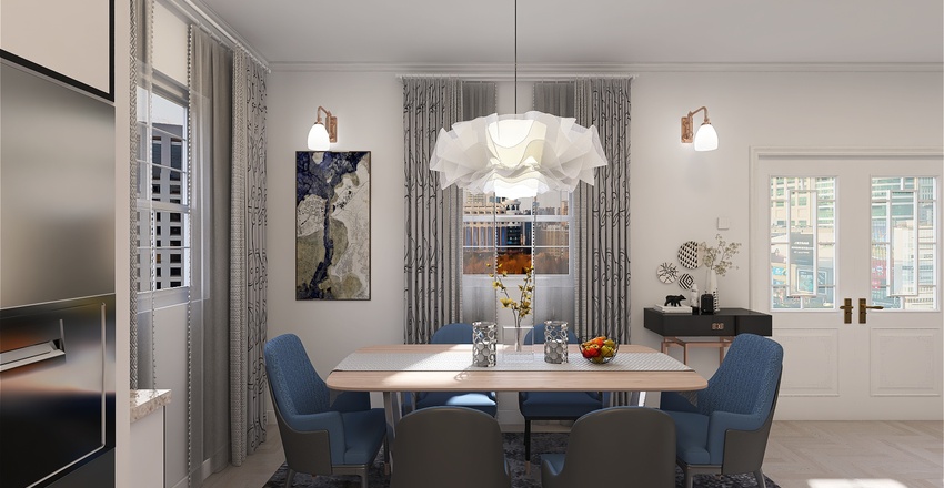 City Apartment 3d design renderings