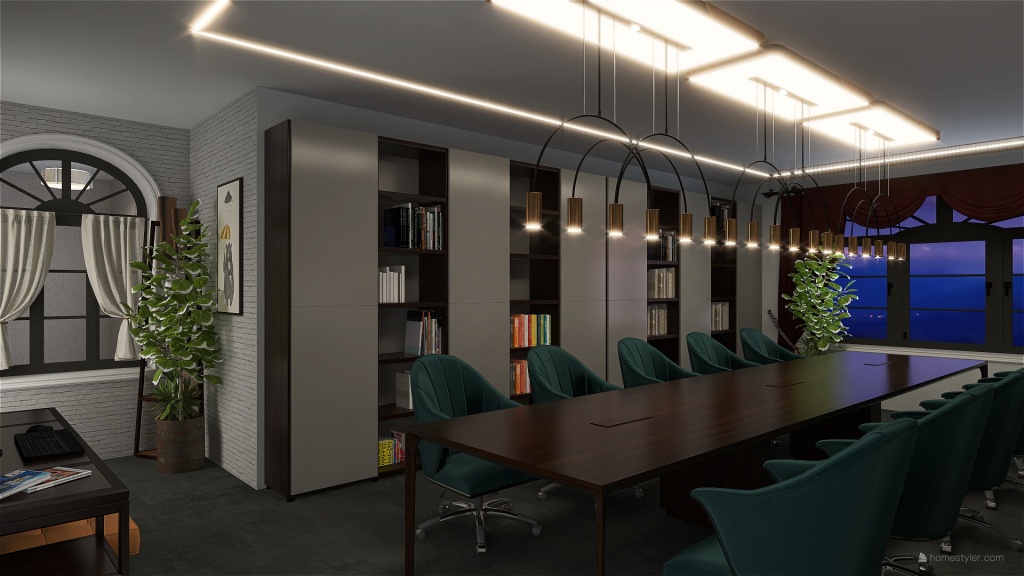 Library2 3d design renderings