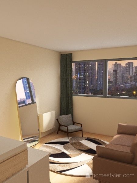 Test of Appartement Place des reflets 3d design renderings
