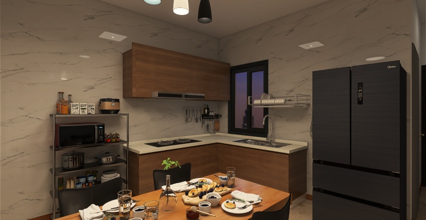 Simple Apartment  - Mr.Huy 3d design renderings
