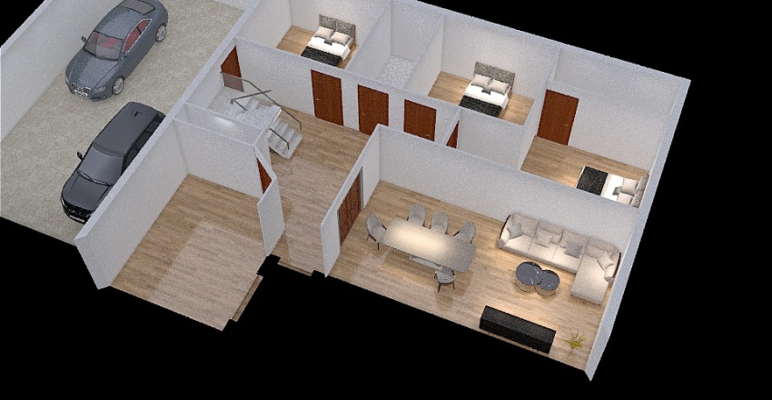 Casa Javi y Lara - Opción 2 3d design renderings