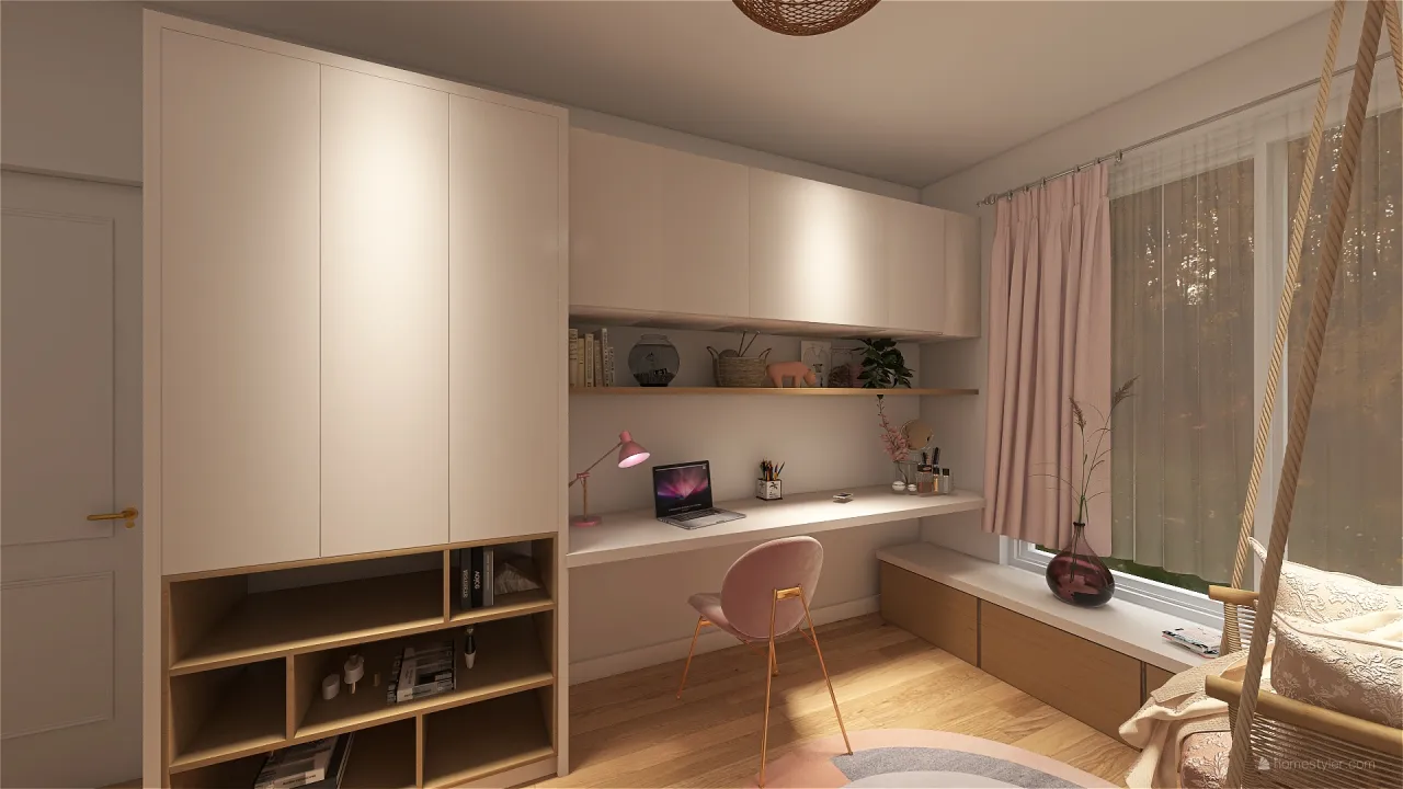 SecondBedroom 3d design renderings