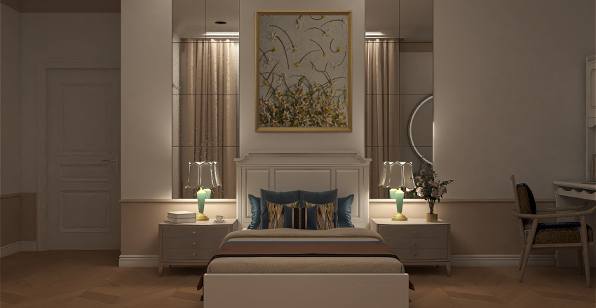 Renessans Palace - Girl's bedroom General 3d design renderings
