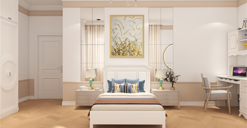 Renessans Palace - Girl's bedroom General 3d design renderings