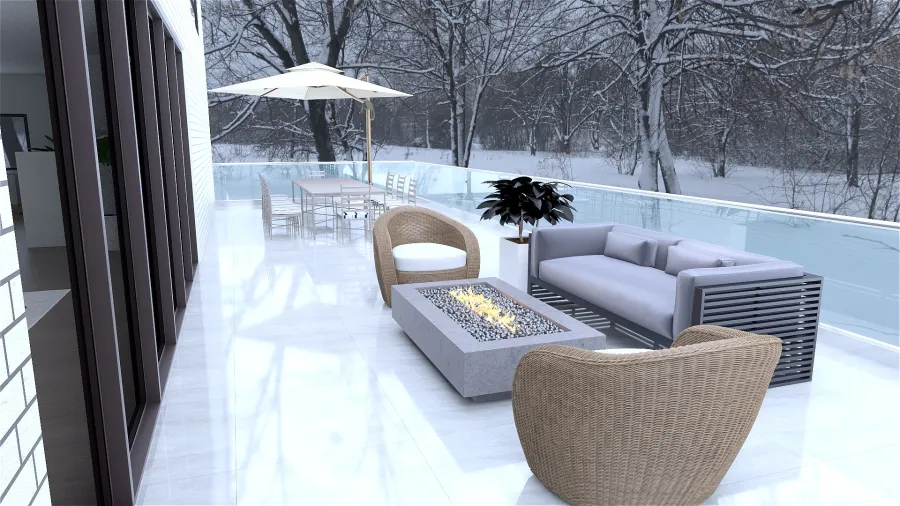 Frozen house 3d design renderings