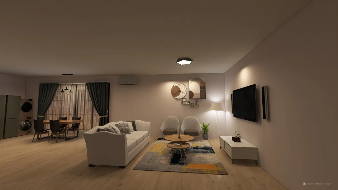 Apartment. 3d design renderings