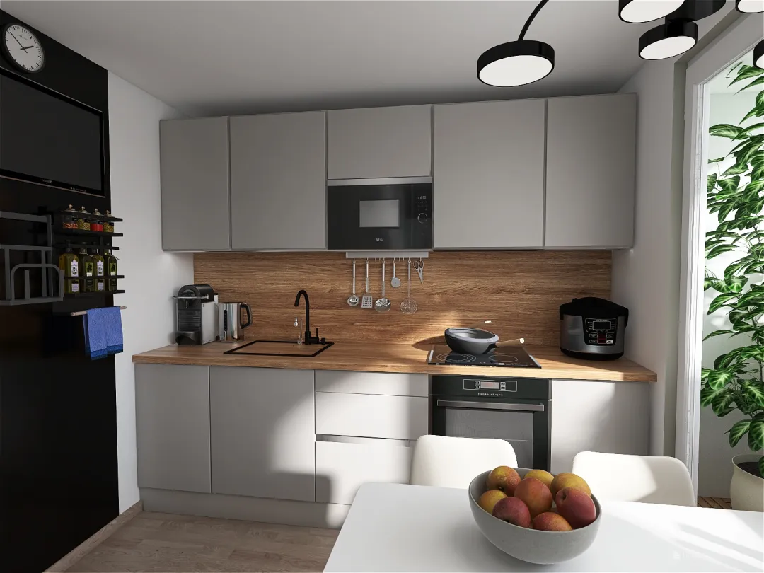 Kitchen Ekaterina 3d design renderings