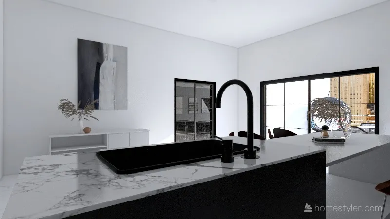 Bauhaus Style 3d design renderings
