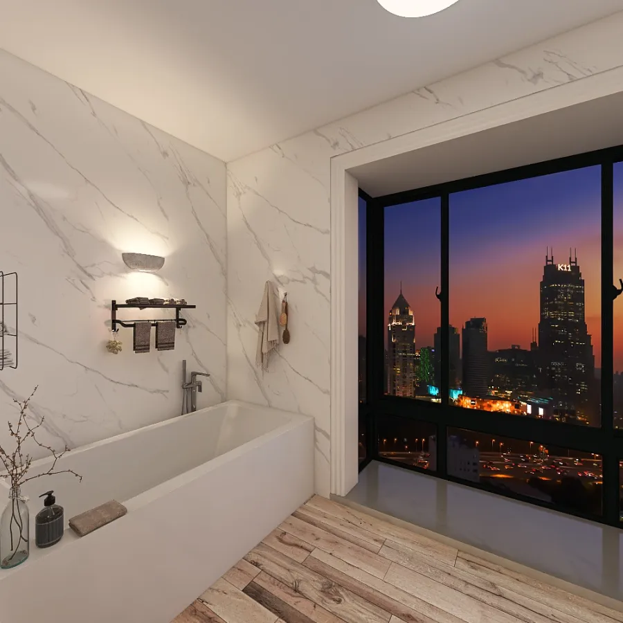 City apartment 3d design renderings