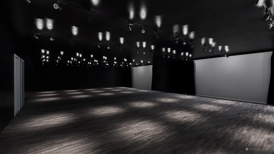 dance studio 3d design renderings