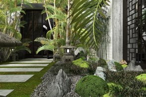 StyleOther Asian Oriental garden inspired Design Rendering