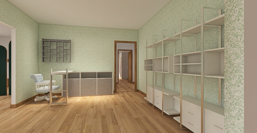 Office 3d design renderings