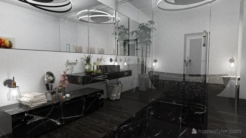 Rustic Apartment 3d design renderings