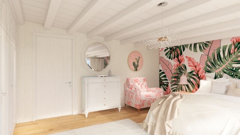 another girls bedroom 3d design renderings