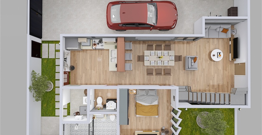 PROYECTO FRESNOS Interior Design Render