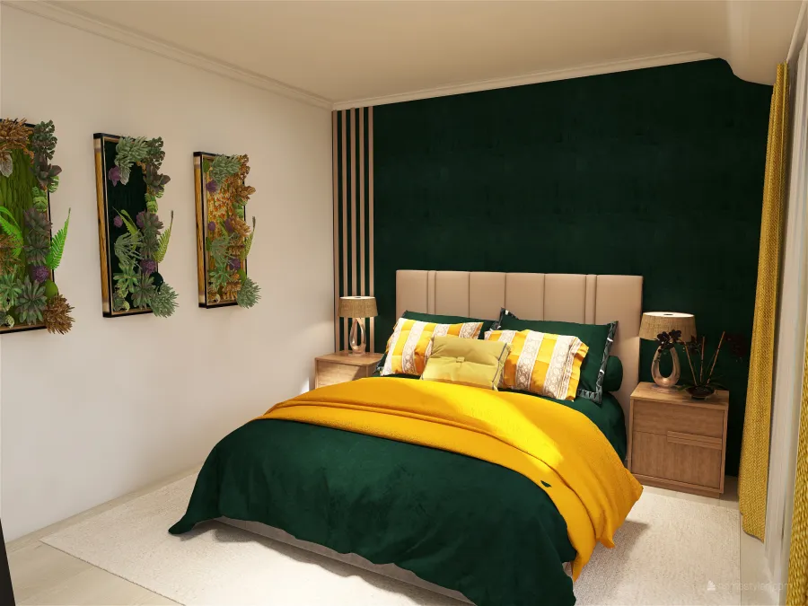 Dormitor Buta 3d design renderings