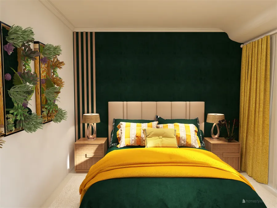 Dormitor Buta 3d design renderings