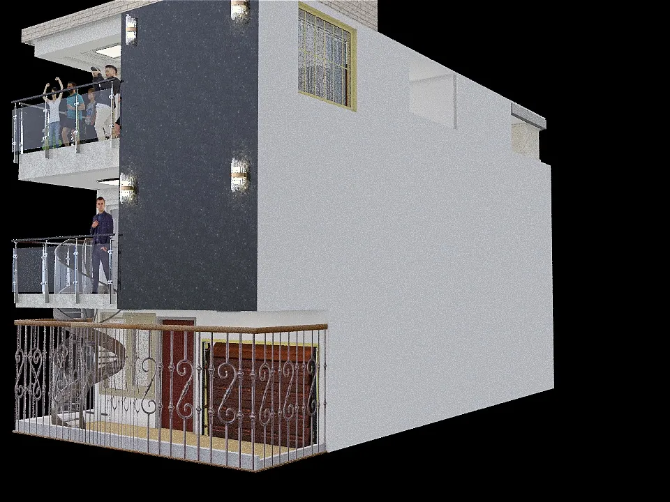 TERRAZA AMUEBLADA. PROYECTO RIVALDO 3d design renderings