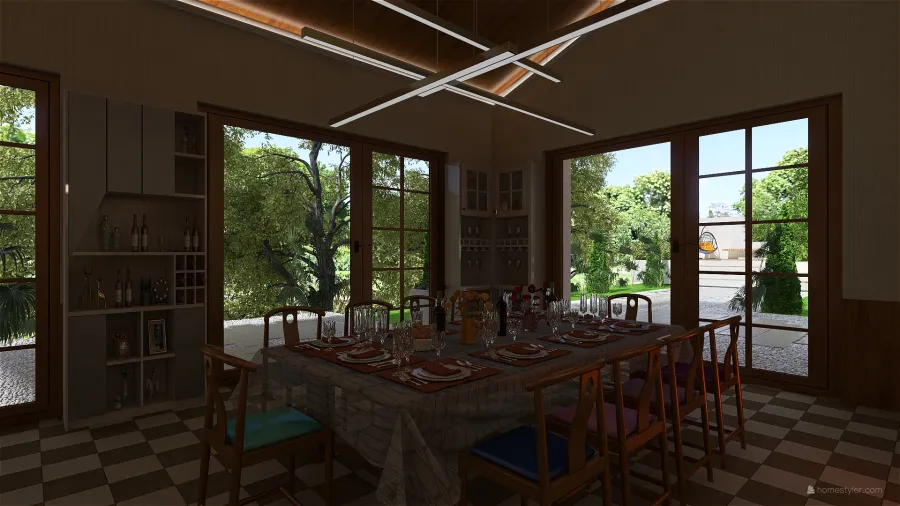 villa acquarius.... a cielo aperto 3d design renderings