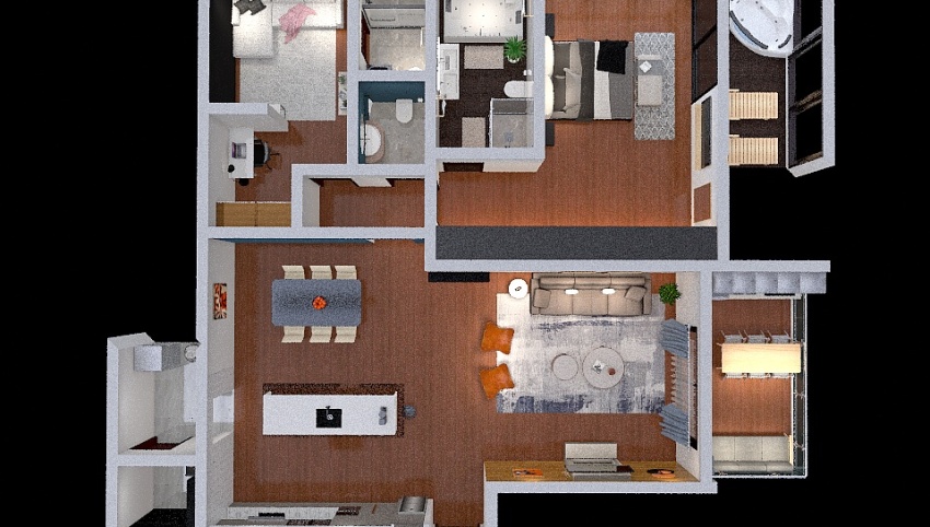 Apartament 3d design picture 168.68