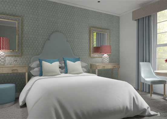The Cornwall - Standard Bedroom Design Rendering