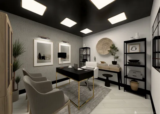 Emely's Office space Design Rendering