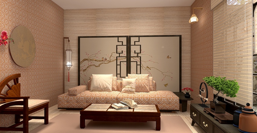 Living Room 3d design renderings