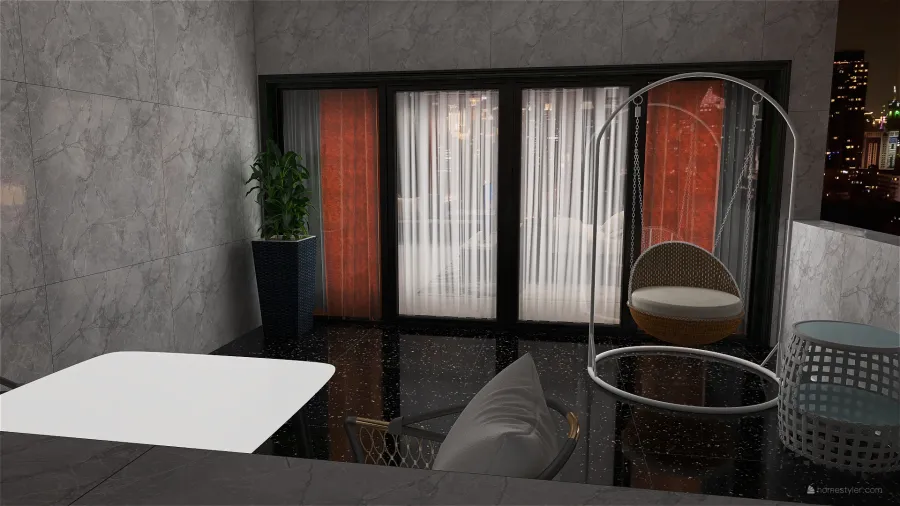 upstairs terrace 3d design renderings