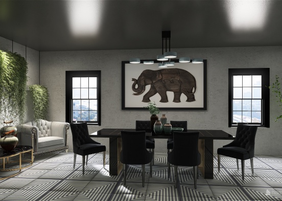 Elephant room Design Rendering
