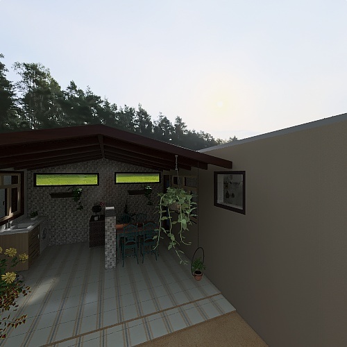 Casa do são jorge 3d design renderings