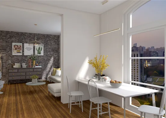 New York Apartement Design Rendering