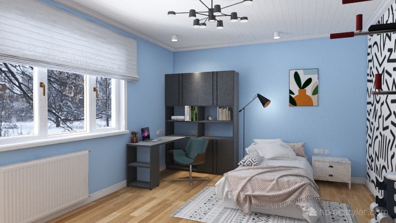 спальня 8 в работу 3d design renderings