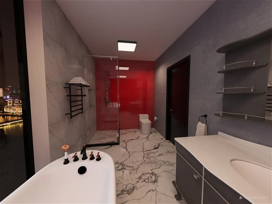 Second Bathroom1 3d design renderings