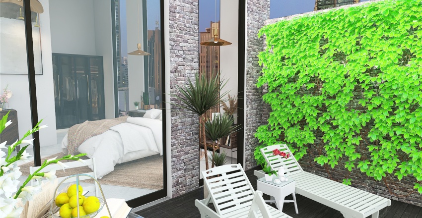 Modern Penthouse 3d design renderings
