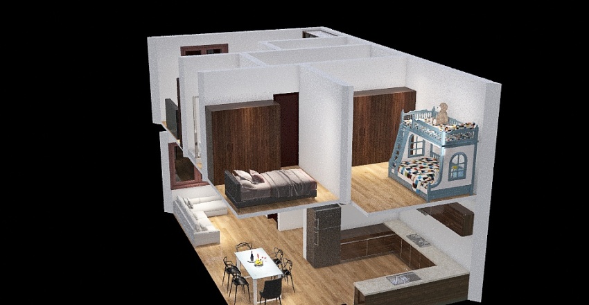 Casa Mucho Lote modelo 1 3d design renderings