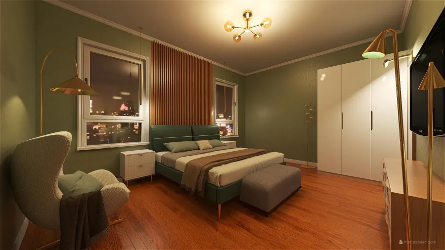 Master Bedroom 1 3d design renderings