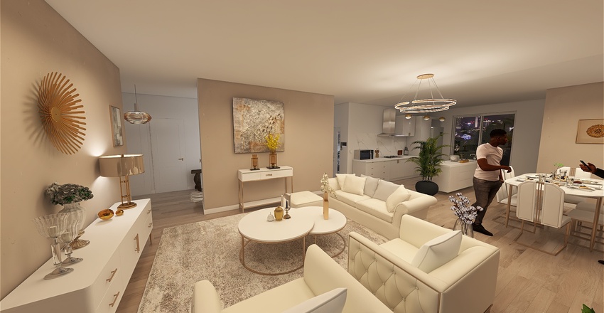 Living Room 3d design renderings