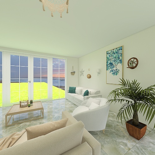 Living Room 3d design renderings
