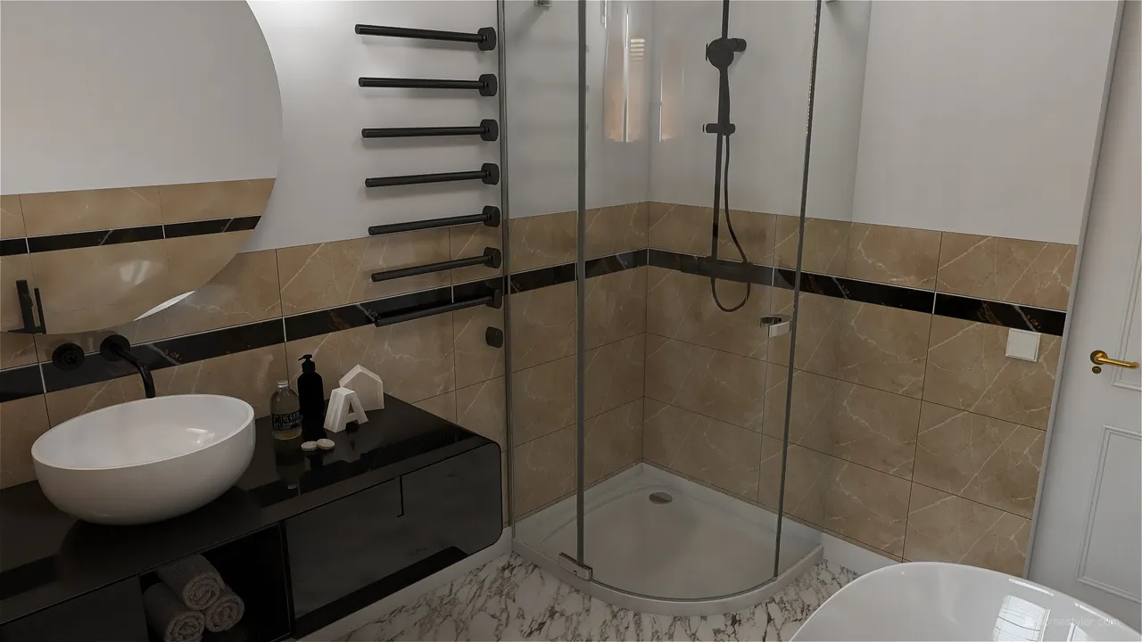 Bathroom 3d design renderings