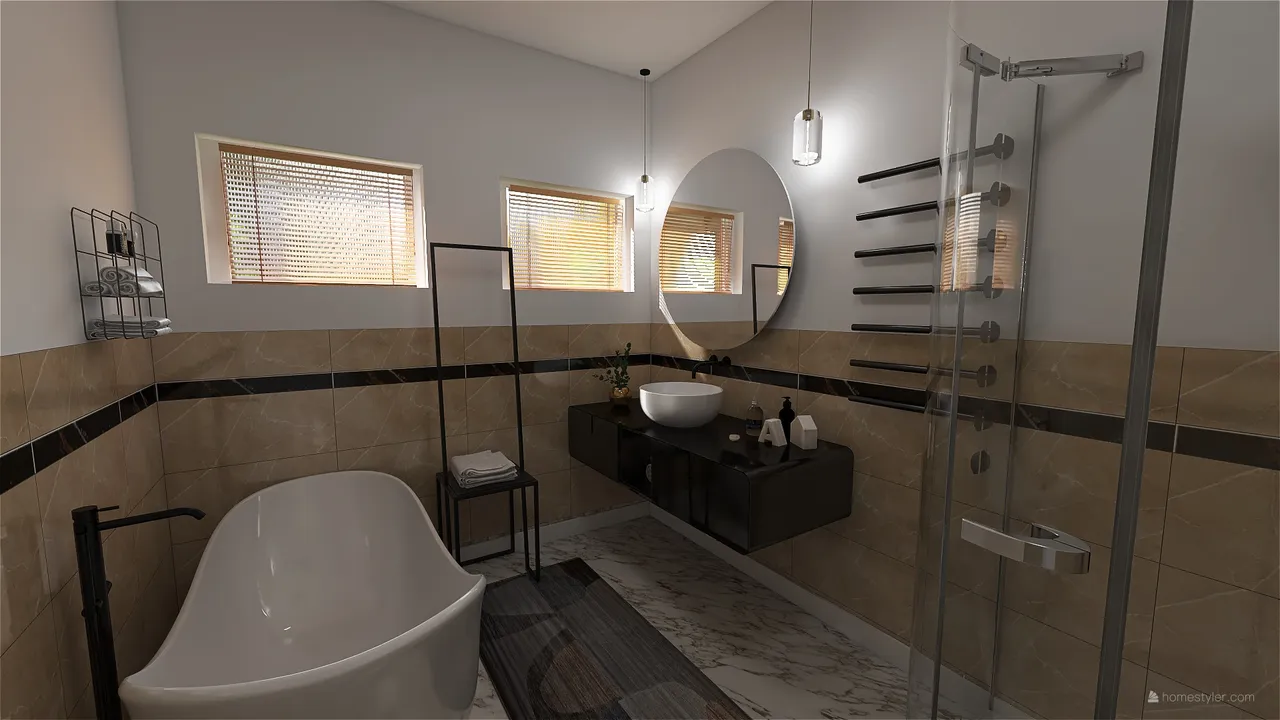 Bathroom 3d design renderings