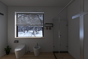 Cuarto de baño estilo nordico Design Rendering