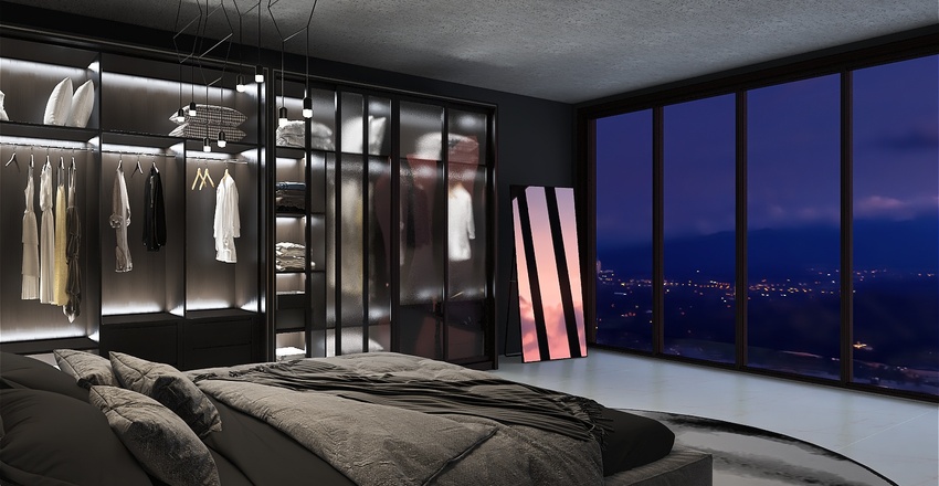 Master Bedroom 3d design renderings