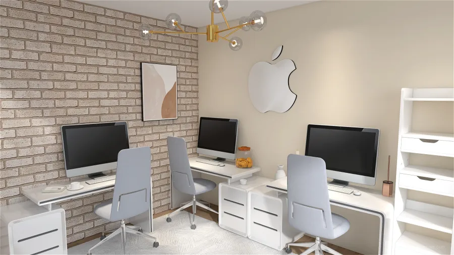 Work space 3d design renderings