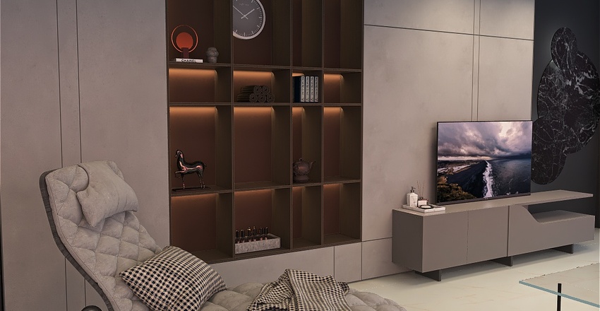 Living and Dining Room 3d design renderings