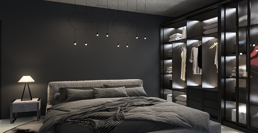 Master Bedroom 3d design renderings