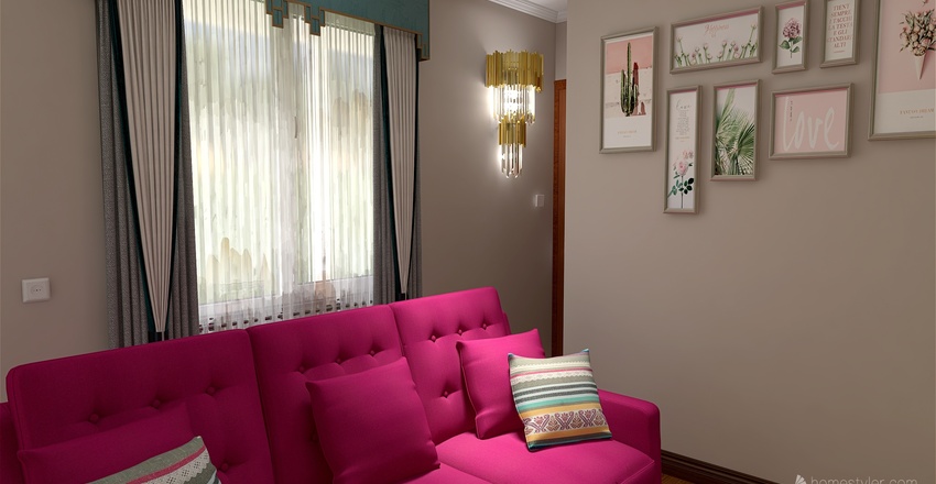 Sala de Estar 3d design renderings